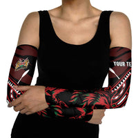Kenya King Lion Personalized Arm Sleeves Stylized Maasai Shield - Wonder Print Shop