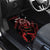 Kenya King Lion Personalized Car Mats Stylized Maasai Shield - Wonder Print Shop