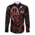 Kenya King Lion Personalized Family Matching Long Sleeve Bodycon Dress and Hawaiian Shirt Stylized Maasai Shield - Wonder Print Shop