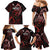 Kenya King Lion Personalized Family Matching Mermaid Dress and Hawaiian Shirt Stylized Maasai Shield - Wonder Print Shop