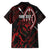 Kenya King Lion Personalized Family Matching Puletasi and Hawaiian Shirt Stylized Maasai Shield - Wonder Print Shop
