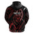 Kenya King Lion Personalized Hoodie Stylized Maasai Shield - Wonder Print Shop