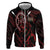 Kenya King Lion Personalized Hoodie Stylized Maasai Shield - Wonder Print Shop