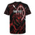 Kenya King Lion Personalized Rugby Jersey Stylized Maasai Shield - Wonder Print Shop