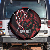 Kenya King Lion Personalized Spare Tire Cover Stylized Maasai Shield - Wonder Print Shop