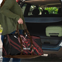 Kenya King Lion Personalized Travel Bag Stylized Maasai Shield - Wonder Print Shop