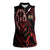 Kenya King Lion Personalized Women Sleeveless Polo Shirt Stylized Maasai Shield - Wonder Print Shop