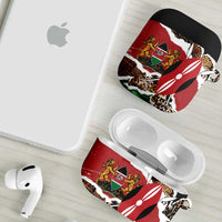 Kenya Grunge AirPods Case Mix Animal Skin Pattern - Wonder Print Shop