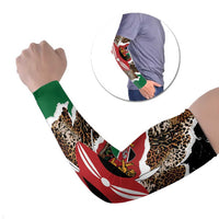 Kenya Grunge Arm Sleeves Mix Animal Skin Pattern - Wonder Print Shop