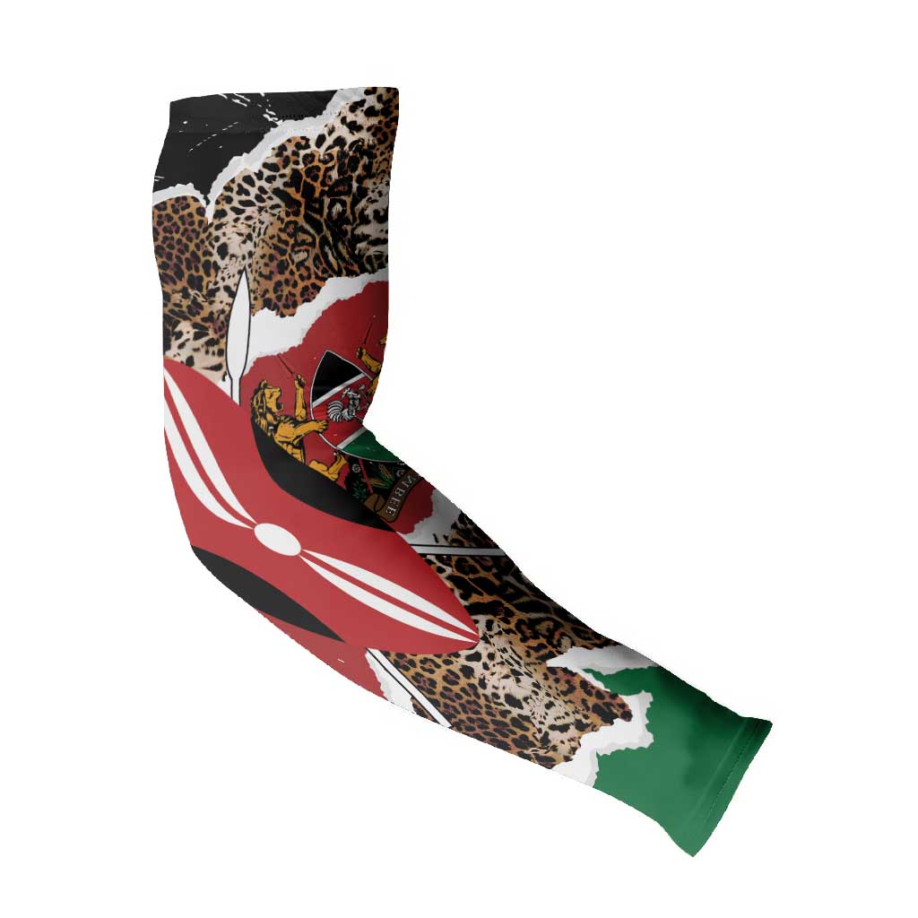 Kenya Grunge Arm Sleeves Mix Animal Skin Pattern - Wonder Print Shop