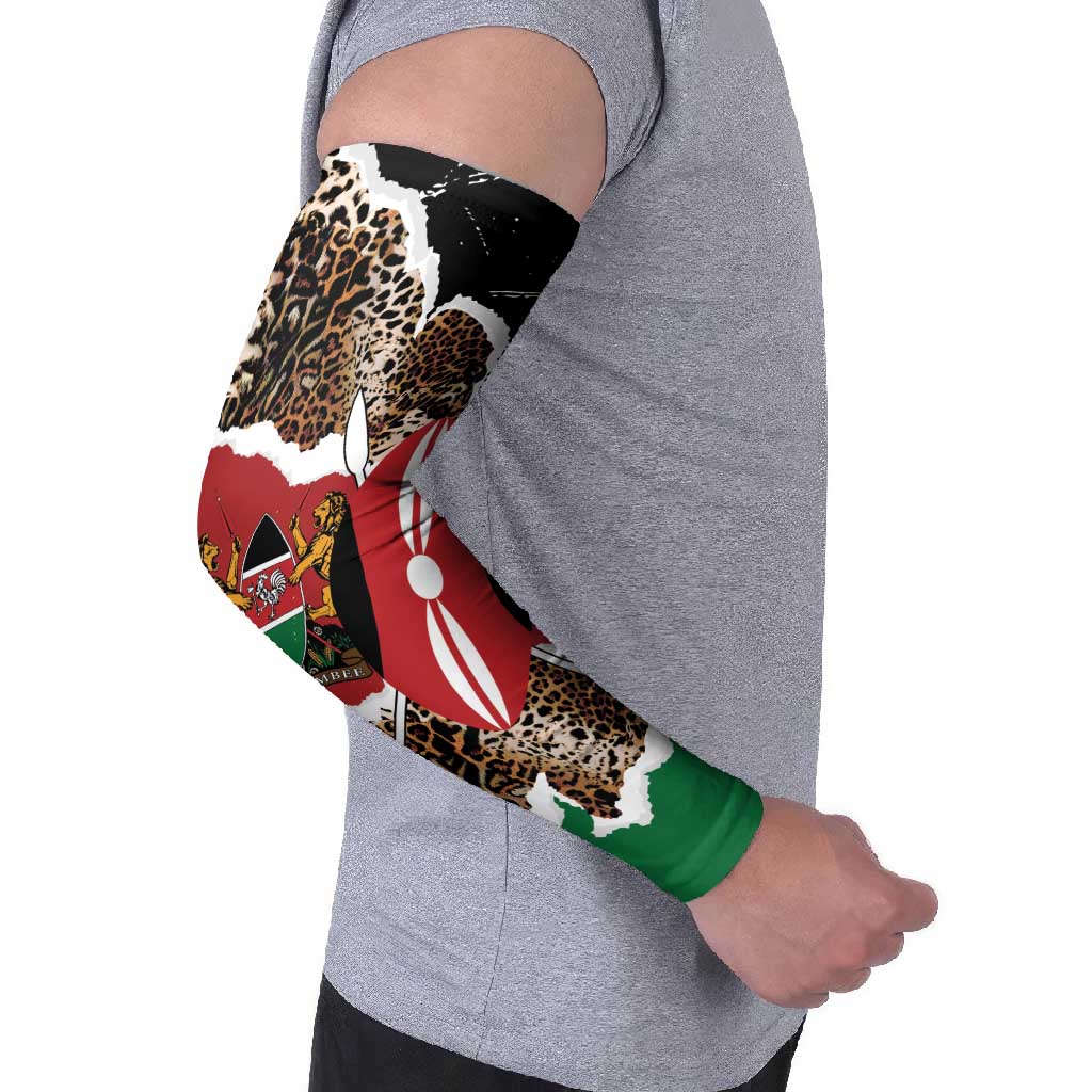Kenya Grunge Arm Sleeves Mix Animal Skin Pattern - Wonder Print Shop