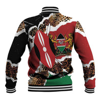 Kenya Grunge Baseball Jacket Mix Animal Skin Pattern - Wonder Print Shop