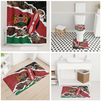 Kenya Grunge Bathroom Set Mix Animal Skin Pattern - Wonder Print Shop