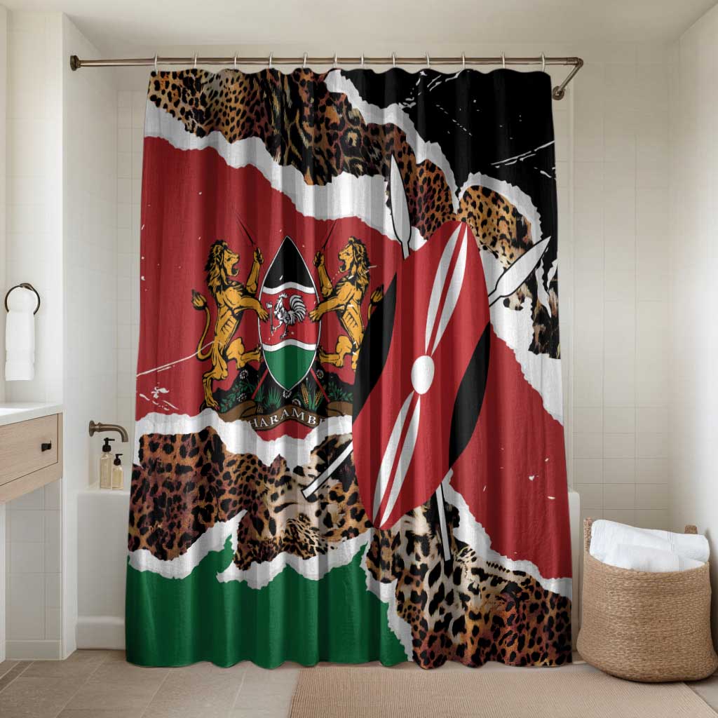 Kenya Grunge Bathroom Set Mix Animal Skin Pattern - Wonder Print Shop