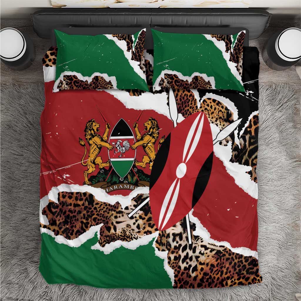 Kenya Grunge Bedding Set Mix Animal Skin Pattern - Wonder Print Shop