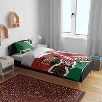 Kenya Grunge Bedding Set Mix Animal Skin Pattern - Wonder Print Shop