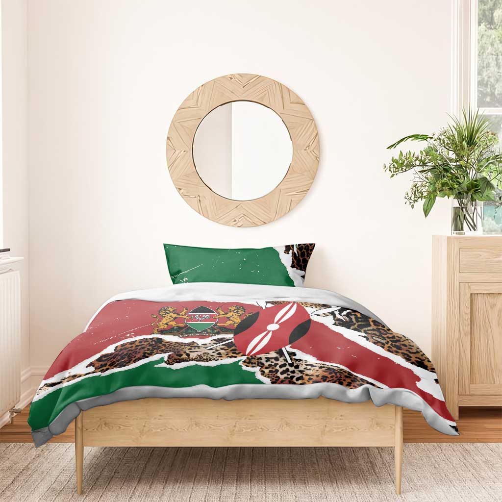 Kenya Grunge Bedding Set Mix Animal Skin Pattern - Wonder Print Shop