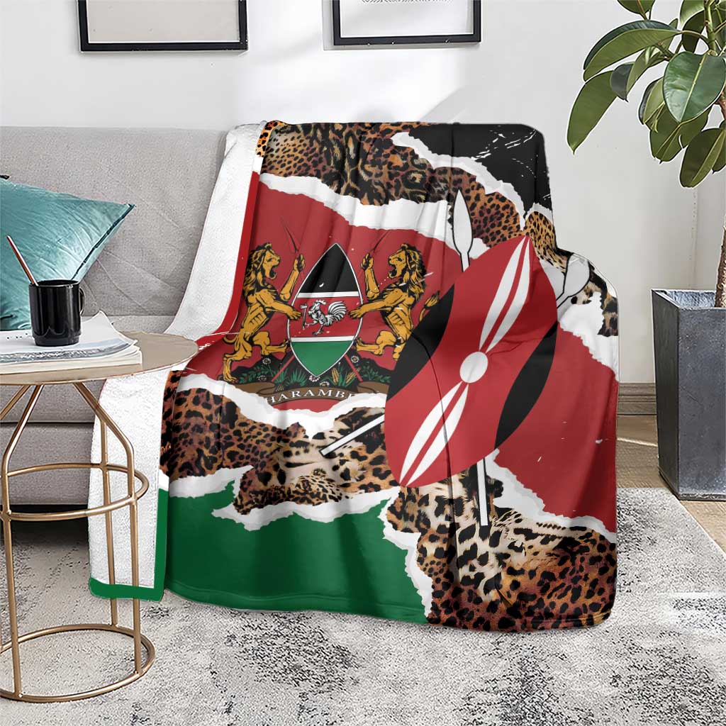 Kenya Grunge Blanket Mix Animal Skin Pattern - Wonder Print Shop