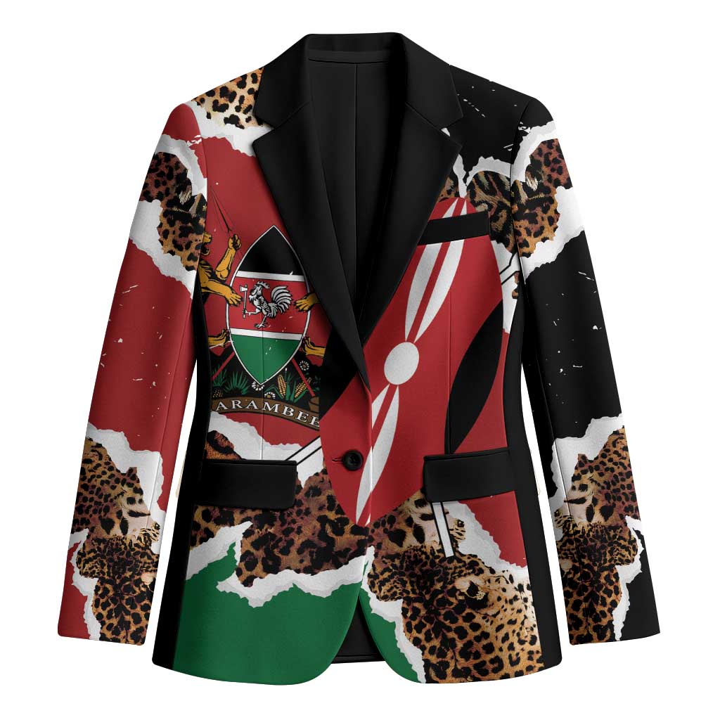 Kenya Grunge Blazer Mix Animal Skin Pattern - Wonder Print Shop