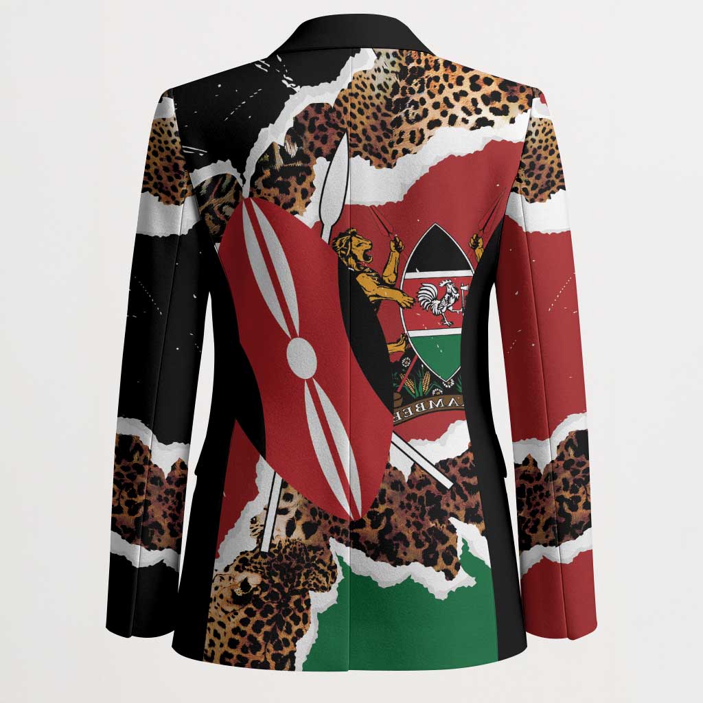 Kenya Grunge Blazer Mix Animal Skin Pattern - Wonder Print Shop