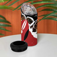 Kenya Grunge 4 in 1 Can Cooler Tumbler Mix Animal Skin Pattern - Wonder Print Shop