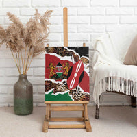 Kenya Grunge Canvas Wall Art Mix Animal Skin Pattern - Wonder Print Shop