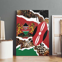 Kenya Grunge Canvas Wall Art Mix Animal Skin Pattern - Wonder Print Shop