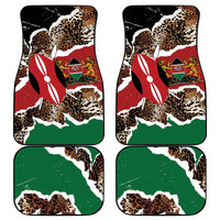 Kenya Grunge Car Mats Mix Animal Skin Pattern - Wonder Print Shop