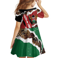 Kenya Grunge Family Matching Long Sleeve Bodycon Dress and Hawaiian Shirt Mix Animal Skin Pattern - Wonder Print Shop