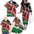 Kenya Grunge Family Matching Off The Shoulder Long Sleeve Dress and Hawaiian Shirt Mix Animal Skin Pattern - Wonder Print Shop