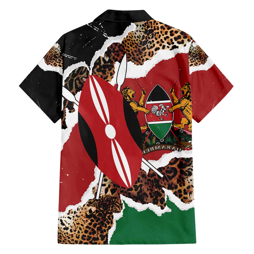 Kenya Grunge Family Matching Puletasi and Hawaiian Shirt Mix Animal Skin Pattern - Wonder Print Shop