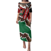 Kenya Grunge Family Matching Puletasi and Hawaiian Shirt Mix Animal Skin Pattern - Wonder Print Shop