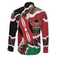 Kenya Grunge Family Matching Short Sleeve Bodycon Dress and Hawaiian Shirt Mix Animal Skin Pattern - Wonder Print Shop