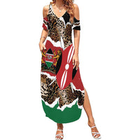 Kenya Grunge Family Matching Summer Maxi Dress and Hawaiian Shirt Mix Animal Skin Pattern - Wonder Print Shop
