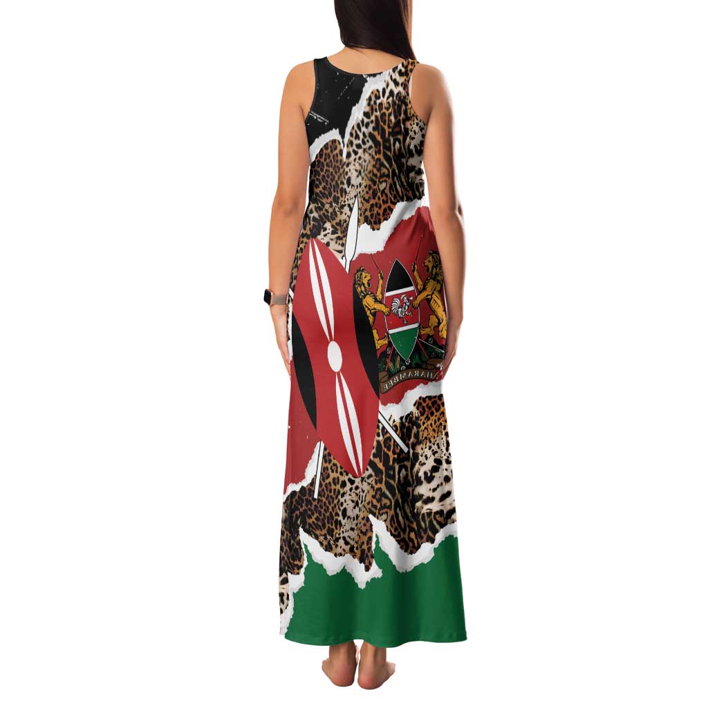 Kenya Grunge Family Matching Tank Maxi Dress and Hawaiian Shirt Mix Animal Skin Pattern - Wonder Print Shop