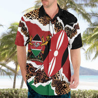 Kenya Grunge Hawaiian Shirt Mix Animal Skin Pattern - Wonder Print Shop