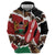 Kenya Grunge Hoodie Mix Animal Skin Pattern - Wonder Print Shop