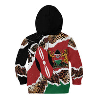 Kenya Grunge Kid Hoodie Mix Animal Skin Pattern - Wonder Print Shop