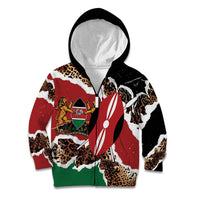 Kenya Grunge Kid Hoodie Mix Animal Skin Pattern - Wonder Print Shop