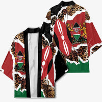 Kenya Grunge Kimono Mix Animal Skin Pattern - Wonder Print Shop
