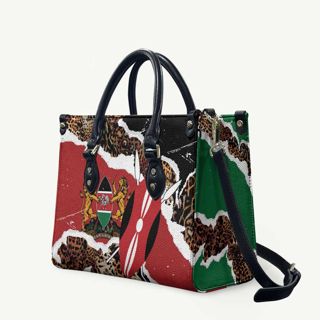 Kenya Grunge Leather Bag Mix Animal Skin Pattern - Wonder Print Shop
