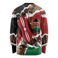 Kenya Grunge Long Sleeve Shirt Mix Animal Skin Pattern - Wonder Print Shop