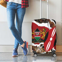 Kenya Grunge Luggage Cover Mix Animal Skin Pattern - Wonder Print Shop