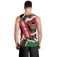 Kenya Grunge Men Tank Top Mix Animal Skin Pattern - Wonder Print Shop