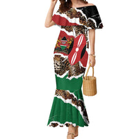 Kenya Grunge Mermaid Dress Mix Animal Skin Pattern - Wonder Print Shop