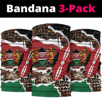 Kenya Grunge Neck Gaiter Mix Animal Skin Pattern LT7