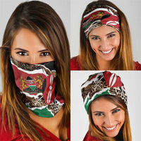 Kenya Grunge Neck Gaiter Mix Animal Skin Pattern LT7