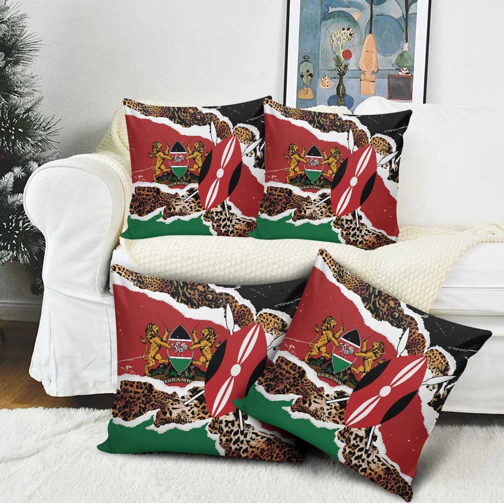 Kenya Grunge Pillow Cover Mix Animal Skin Pattern - Wonder Print Shop
