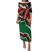 Kenya Grunge Puletasi Mix Animal Skin Pattern - Wonder Print Shop