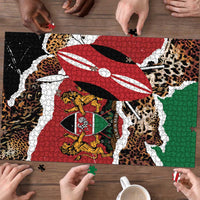 Kenya Grunge Puzzle Mix Animal Skin Pattern - Wonder Print Shop